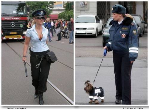 На страже порядка, фотодиптих от Н.Ратма